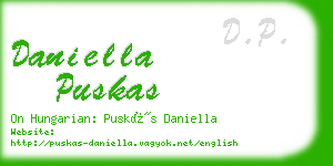 daniella puskas business card